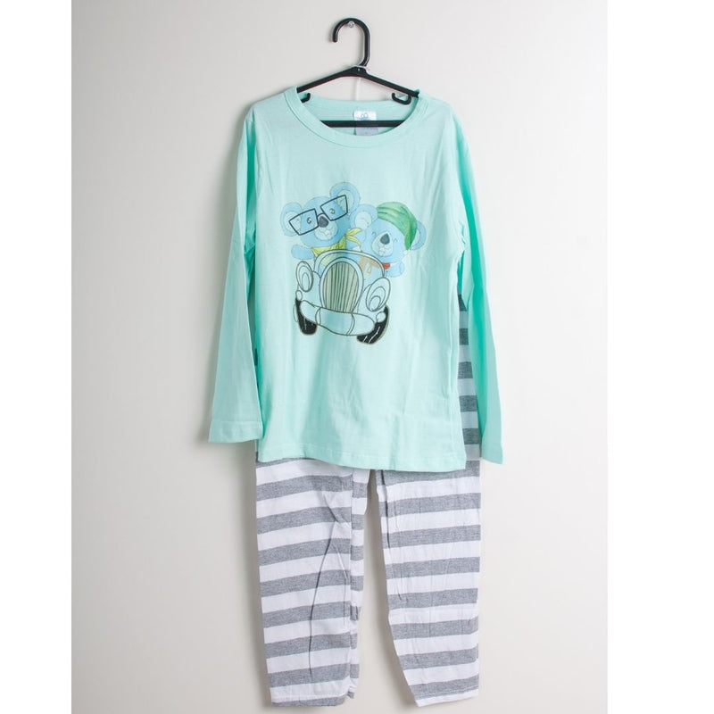 Pijama manga longa infantil 1-2-3-4-6-8