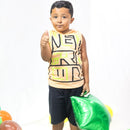 Conjunto verão regata neon 4-6-8