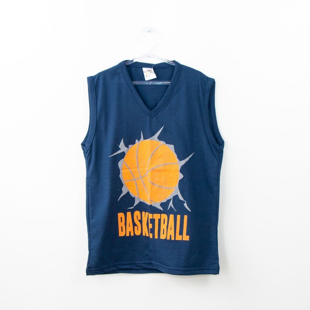 Camiseta regata basquete 10-12-14-16