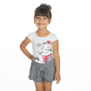 Conjunto verão gata amorosa 1-2-3