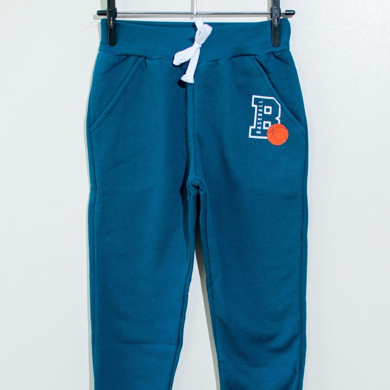 Calça de moletom com punho 4-6-8