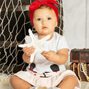 Conjunto verão bebê pandinha P-M-G