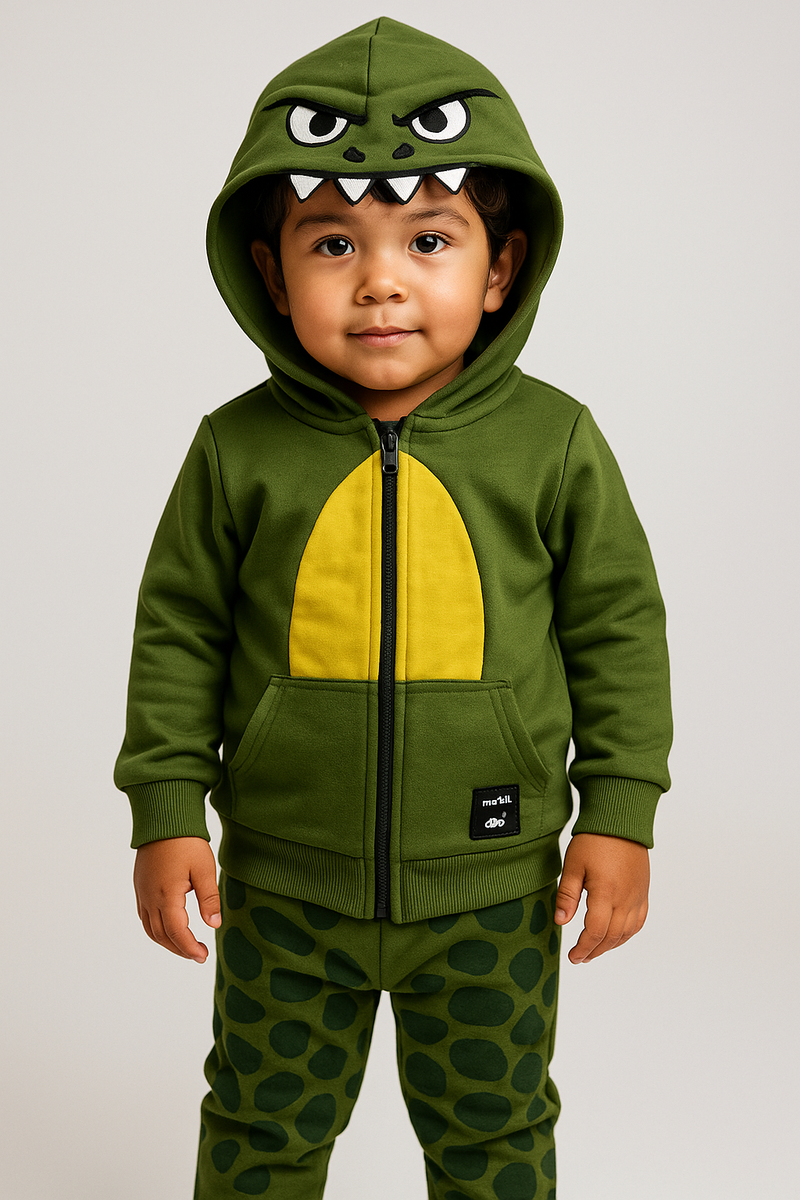Conjunto Moletom Dinossauro 1-2-3