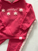 Conjunto Moletom Flores 1-2-3