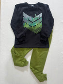 Conjunto Moletom Floresta 4-6-8
