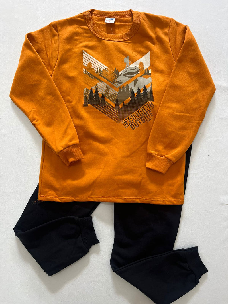 Conjunto Moletom Floresta 4-6-8