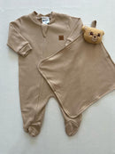 Macacão com Naninha Bege RN-P-M-G