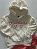 Conjunto Moletom Flores 1-2-3