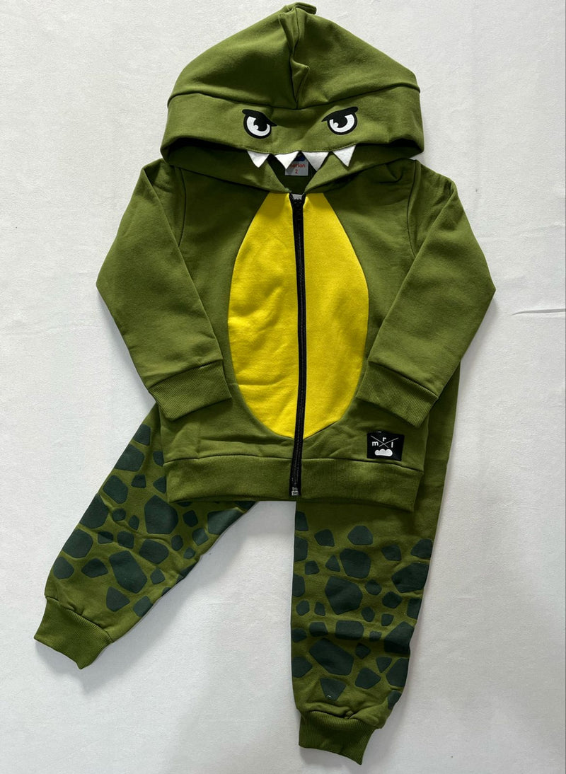 Conjunto Moletom Dinossauro 1-2-3