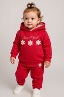 Conjunto Moletom Flores 1-2-3