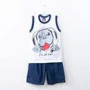 Conjunto verão regata fone 4-6-8