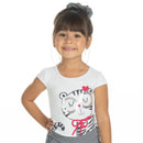 Conjunto verão gata amorosa 1-2-3