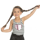 Conjunto verão coração elegante 4-6-8-10