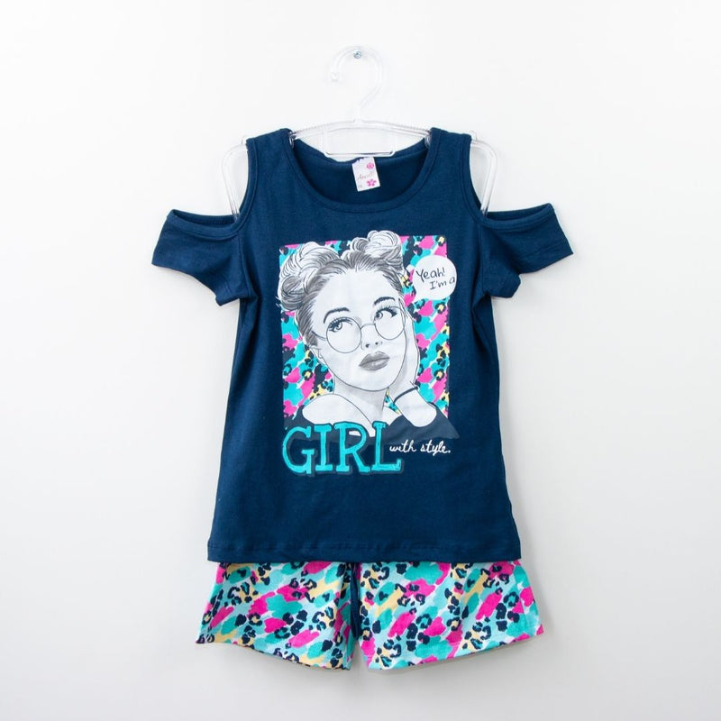 Conjunto verão girl 10-12-14-16