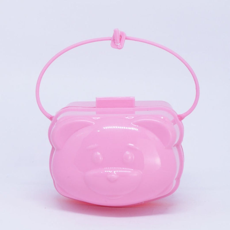 Porta chupeta urso feminino